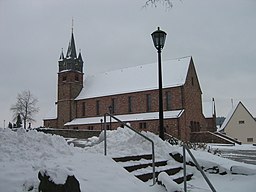 Kirche St.Martin zu Külsheim. Ansicht vom Schlossplatz aus.