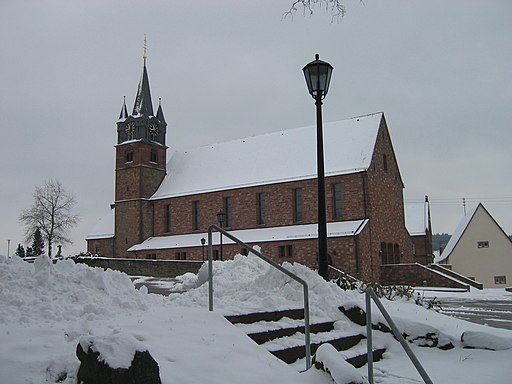 St Martin Kuelsheim im Winter