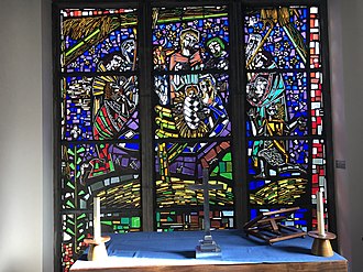 The Lady Chapel window St Peter's Church, Hall Green - Lady Chapel window.jpg