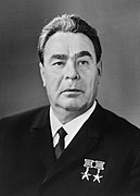 Leonid Brezhnev (Russian: Леонид Брежнев) - leader of the Soviet Union from 1964 to 1982