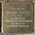 Braunschweig Wolfenbütteler Straße 81 Stolperstein Gerhard Bremer