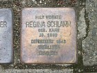 Stumbling block for Regina Schlamm
