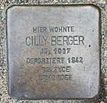 Stolperstein für Cilly Berger