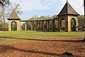 Stone Pavilion along Ocmulgee River