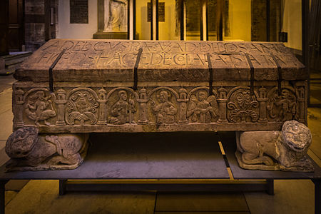 Le Sarcophage roman de l’évêque Adeloch.