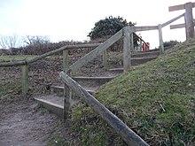 The steps to Middle Beach. Studland Beach , Steps - geograph.org.uk - 1712576.jpg