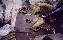 Cargo door and other recovered debris Swissair 111 debris.jpg