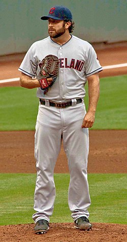 TJ House mit den Cleveland Indians im Jahr 2014 (Cropped).jpg