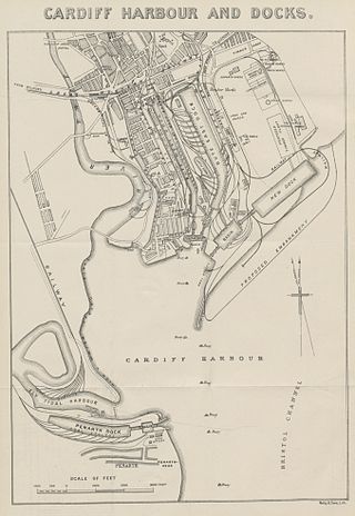 <span class="mw-page-title-main">Penarth Dock</span> Port and harbour in Wales 1865–1963