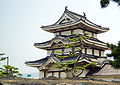 This building is at Takamatsu Castle. It is a yagura or turret.
