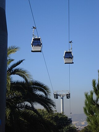 <span class="mw-page-title-main">Montjuïc Cable Car</span> Gondola lift in Barcelona, Spain