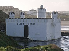 The cliff baths, built c. 1890