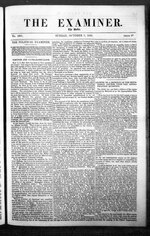 Thumbnail for File:The Examiner 1838-10-07- Iss 1601 (IA sim examiner-a-weekly-paper-on-politics-literature-music 1838-10-07 1601).pdf