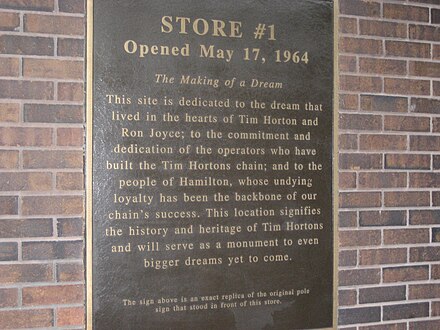 Canada's most famous café chain Tim Hortons started on 65 Ottawa Street in Hamilton, and there's still a Tim Horton's on that location though in a new building