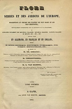 Titelblatt Flore des serres Tome 1.jpg