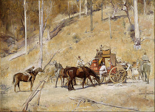 <i>Bailed Up</i> Painting by Tom Roberts