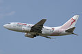 طائرة بوينغ 737-600 تابعة لشركة الخطوط التونسية.