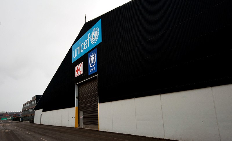 File:UNICEF world warehouse gate.jpg