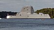 USS Zumwalt (DDG-1000) departs Bath (Maine) on 7 September 2016.JPG