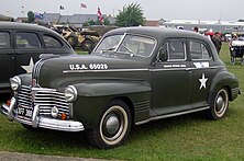 1941 Pontiac Deluxe Torpedo Eight Metropolitan Sedan (A-body) US Army Staff Car.jpg