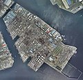 浮島町 (川崎市)（川崎市川崎区）付近の空中写真。（2007年撮影）