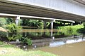 Underside of US84 bridge over Spring Creek