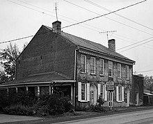 Thomas Day, an early 19th-century free African-American cabinetmaker. Union Tavern, Main Street between Lee Street & Farmer's Alley, Milton (Caswell County, North Carolina).jpg