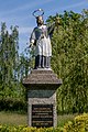 * Nomination Statue of John of Nepomuk in village Václavice, Benešov District, Central Bohemian Region, Czechia --T.Bednarz 13:53, 20 March 2020 (UTC) * Promotion There are almost 3 dust sports near head of statue --Ezarate 14:49, 20 March 2020 (UTC)  Done. Dust spot removed; I saw only one. Near the head these are no dust spots as I think. Good quality now. -- Spurzem 19:14, 20 March 2020 (UTC)