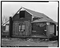 VIEW TO NORTHEAST OF WEST SIDE AND PARTIAL SOUTH SIDE - John Engberg House, Falkirk, McLean County, ND HABS ND,28-FALK,1-2.tif