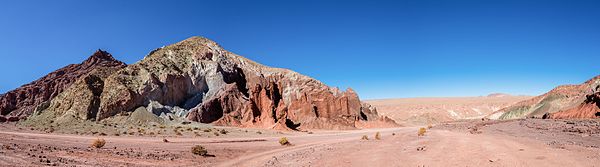 Rainbow Valley, Río Grande, Comune of San Pedro de Atacama, El Loa Province, Antofagasta Region, northern Chile.