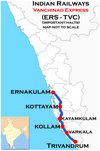 Vanchinad Express (Ernakulam - Trivandrum) route map.png