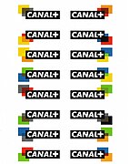Différentes variations du logo Canal+
