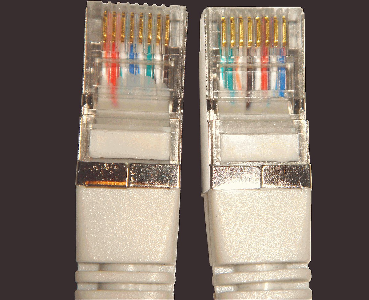 ethernet cable via connect crossover Wikipedia Ethernet cable