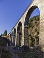 Die neue Eisenbahnbrücke an der Ravennaschlucht