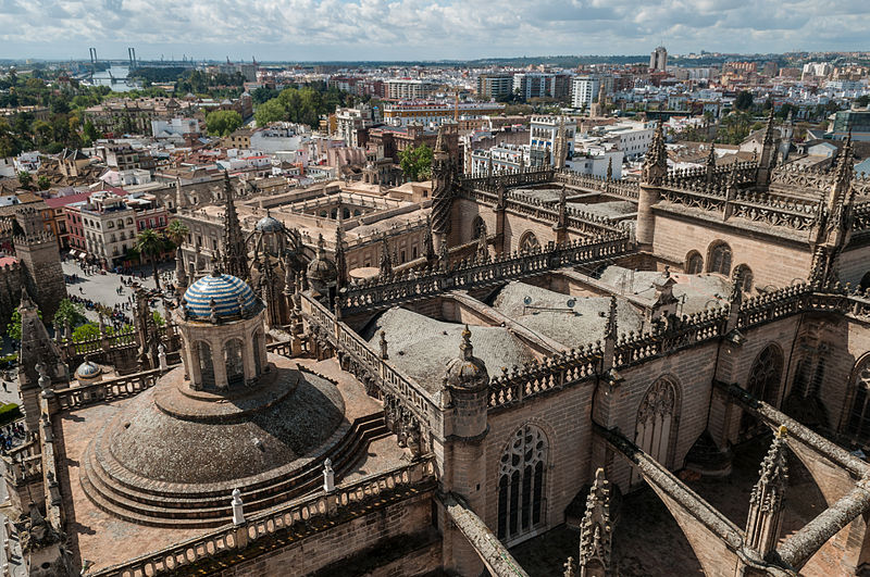 File:View on Seville Cathedral and Seville city from Giralda (6931810990).jpg