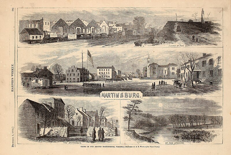 File:Views in and Around Martinsburg, Virginia by A. R. Waud (Harper's Weekly, December 3, 1864).jpg