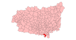Kaart van Villaquejida