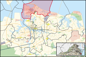 District map Virginia's 94th House of Delegates district (since 2024).svg