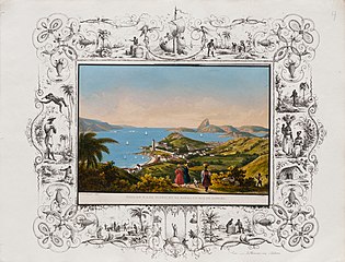 Vista de N. S. da Glória et da Barra do Rio de Janeiro