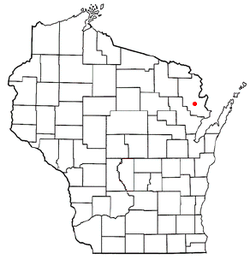 Vị trí trong Quận Marinette, Wisconsin
