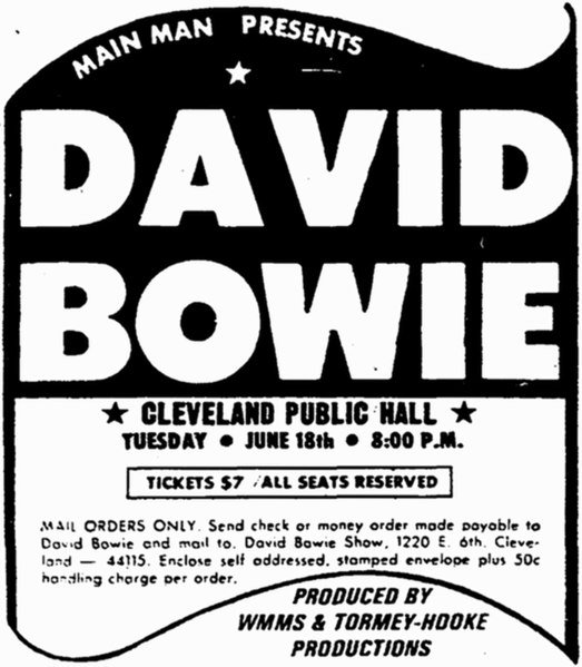 File:WMMS David Bowie concert - 1974 print ad.jpg