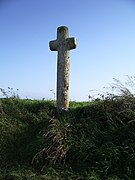 Une des croix de tuf, typique du Vimeu
