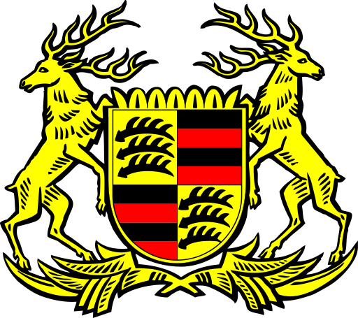 Wappen Volksstaat Württemberg (Farbe)