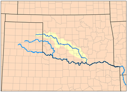 Washita Rivers afvandingsområde