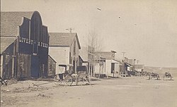 Webster street scene (est. awal 1900-an)