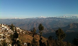 Westelijke Himalaya, gezien vanuit Pauri