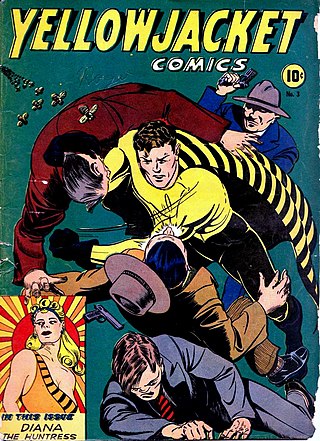 <span class="mw-page-title-main">Yellowjacket (Charlton Comics)</span> Comics character