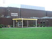 The Leeds Studios, used by ITV Yorkshire. Each ITV region originally had its own studios, however the rise of publisher-broadcasters like Carlton Television and the takeover of regions caused several studios to be closed. YorkshireTVstudiosLeedsJan07.jpg