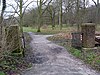 Beeckestijn, Toegangshek tot het park aan de zuidzijde