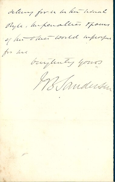 File:(Letter, John Burdon-Sanderson to Charles R. Darwin, April 23, (1875) Page 4) (14772829756).jpg